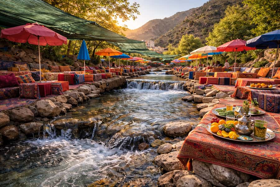 Marrakech: Ourika Valley Full-Day Atlas Mountain Guided Tour - Berber villages and terraced fields along the route