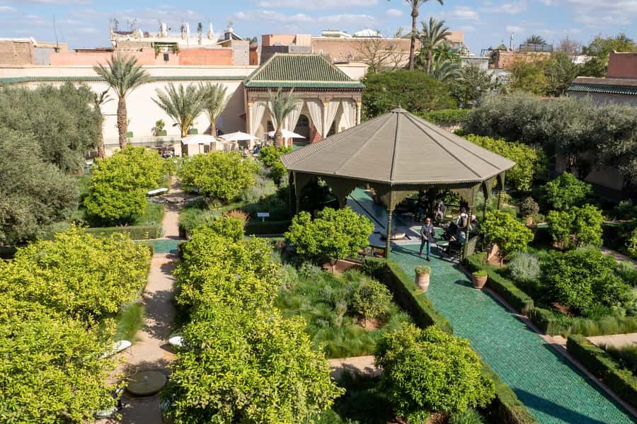 Marrakesh: Bahia Palace, Ben Youssef Medersa & Secret Garden - Walking through Souk Semmarine and the artisan lanes