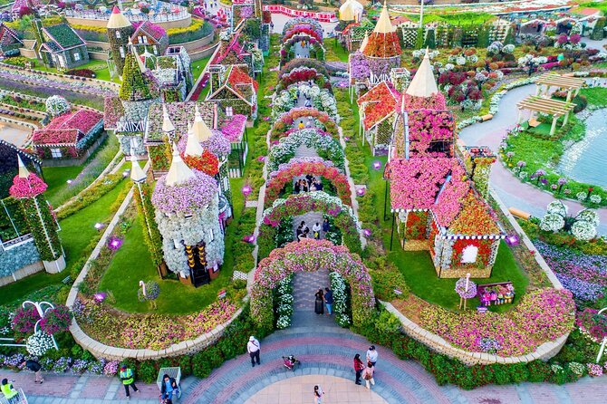 Miracle Garden and Global Village Dubai with transfers - What the coach transfer adds