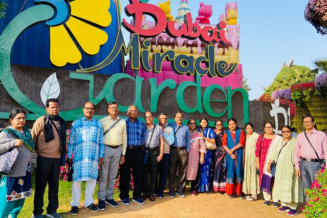 Miracle Garden with Entrance Ticket and Transfers - Entering a garden made from flowers