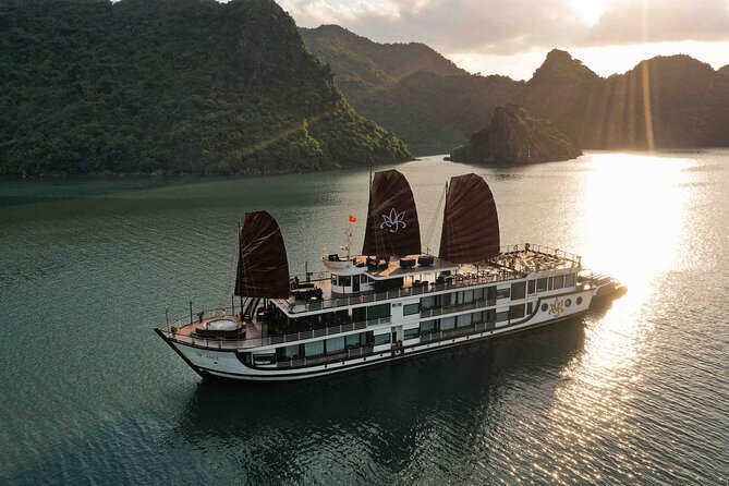 Orchid Cruises Halong Bay 2Day/1Night on 5 Star - Kayaking, caves, and a cooking class