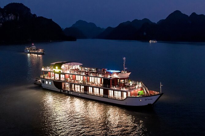 Orchid Premium Cruises Halong Bay 2Days/1Night With 5 Star - Lunch begins the Halong Bay sailing