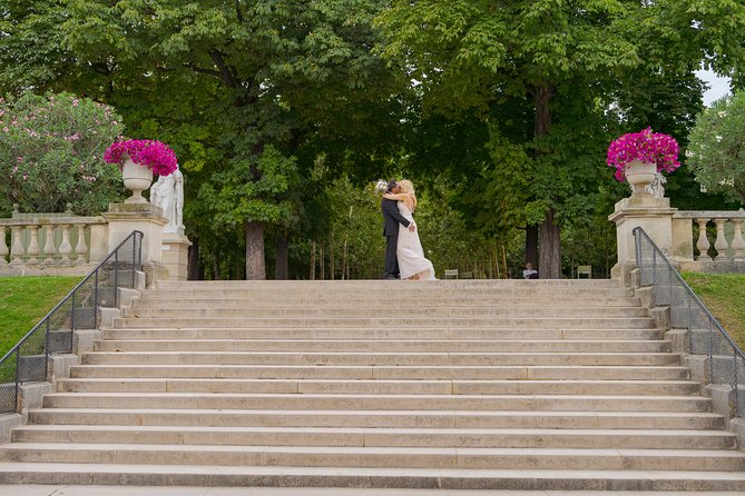 Paris Luxembourg Garden Wedding Vows Renewal Ceremony with Photo Shoot - The private format and group size