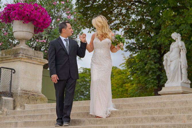 Paris Luxembourg Garden Wedding Vows Renewal Ceremony with Photo Shoot - Is $354.13 a fair price?