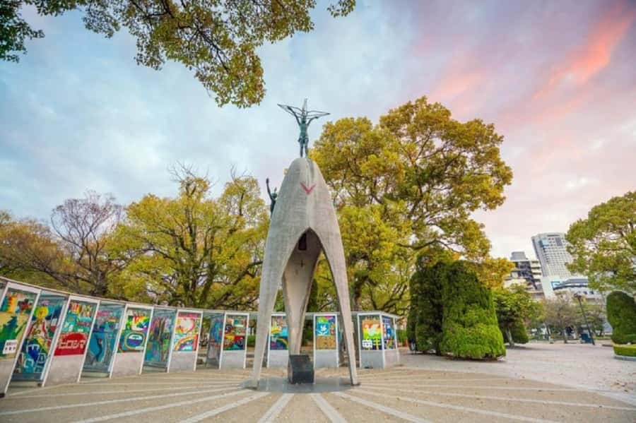 Peace Memorial Park, Hiroshima Castle, & Garden Private Tour - The memorial route through Peace Park