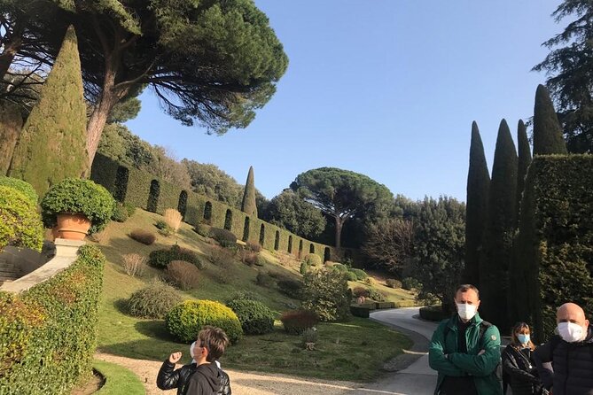 Pontifical Villa Gardens at Castel Gandolfo Audio-Guided Minibus Tour - Riding through the Pontifical Villa Gardens