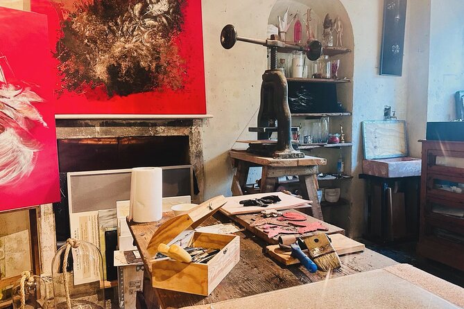 Print on Lake Como silk & paperXylography + Villa Melzi Gardens - Who will enjoy this most