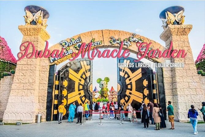 Private Dubai City Tour with Miracle Garden Ticket - Jumeirah Public Beach offers open views