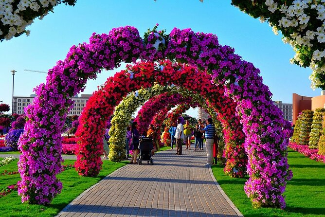 Private Half-Day Tour in Dubai Miracle Garden and Global Village - Crowds, walking, and realistic expectations