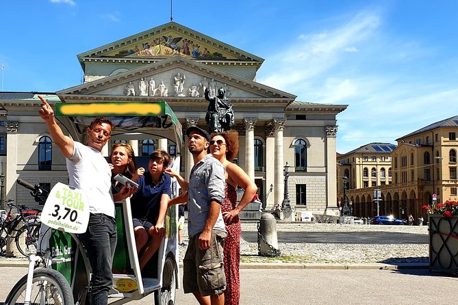 Private Munich Rickshaw City Tour and English Garden - Starting at Marienplatz, Munich’s natural opening scene