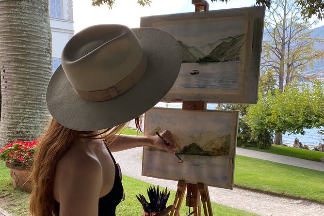 Private painting class on Lake Como shores Bellagio - The personal keepsake you take home