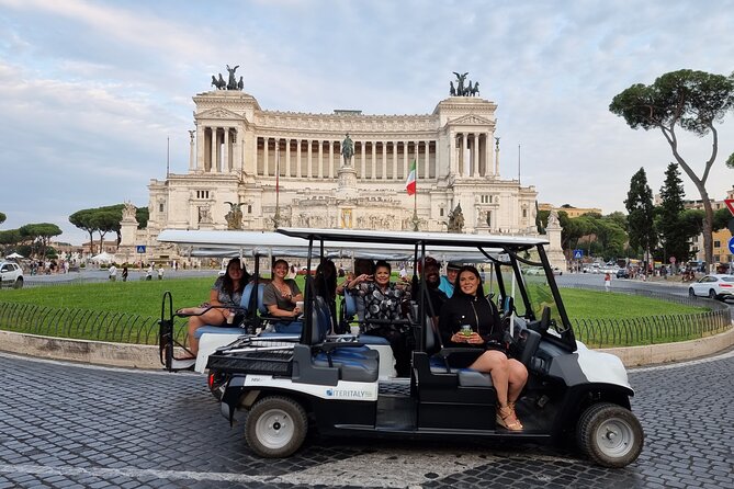 Rome Golf Cart Tour from Villa Borghese Gardens - Piazza del Popolo and the Mausoleum of Augustus