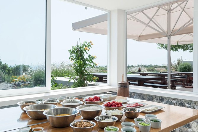 Santorini Farm-to-Table Cooking Class with a Local Chef, Christos - Key points to know before booking