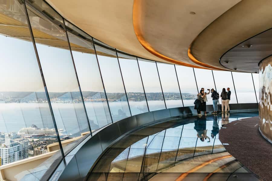 Seattle: Space Needle & Chihuly Garden and Glass Ticket - The Loupe and the outdoor deck