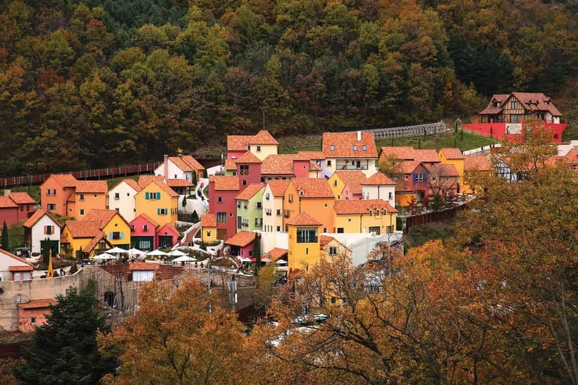 Seoul: Nami Island, Garden and Petite France (opt. Railbike) - Petite France and Italian Village: colorful, theatrical and not quite France