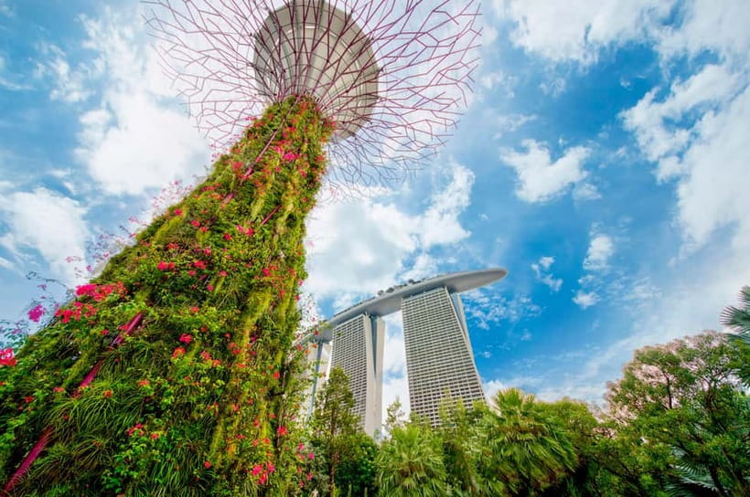 Singapore: Gardens by the Bay & Jurassic World with Pickup - Satay by the Bay and the private package