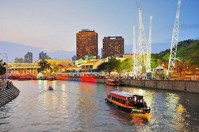 Singapore light to night : River Cruise & 02 Stunning Light Shows - Fifteen minutes at Merlion Park