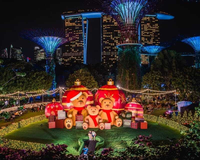 Singapore Night Wonders : Cruise, Garden Rhapsody & Spectra - Orchard Road by Night