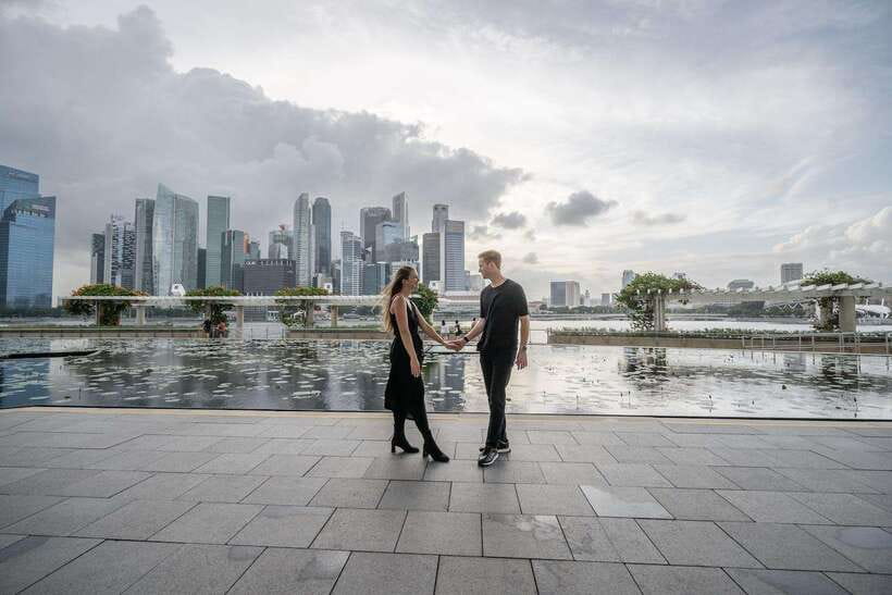 Singapore Photography: Marina Bay Sands & Gardens by the Bay - Starting at the Helix Bridge