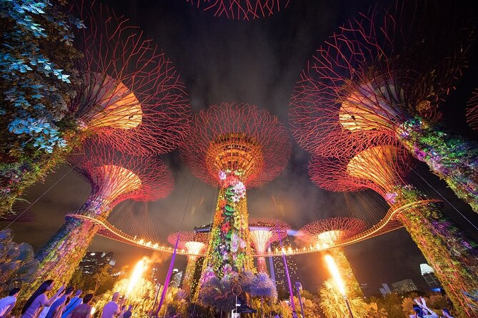Singapore River Cruise with Spectra & Garden Rhapsody Light Show - Spectra at Marina Bay Sands