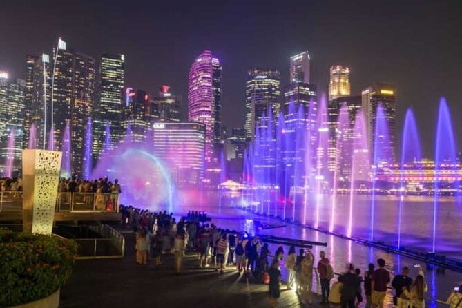 Singapore River Cruise with Spectra & Garden Rhapsody Light Show - Rain, crowds, and the pace of the night