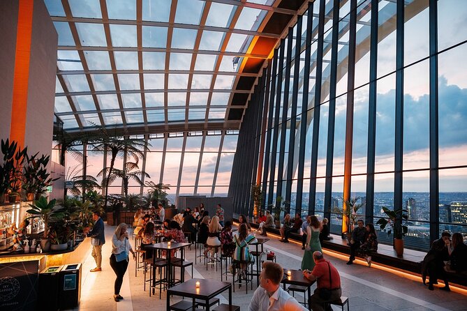 Sky Garden Access Ticket + 2 Course Dinner at Larch Restaurant - Crossing to Sky Garden After Dinner