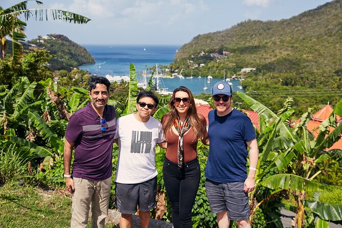 St. Lucia adventure: mud baths, waterfalls, gardens - Marigot Bay and banana country