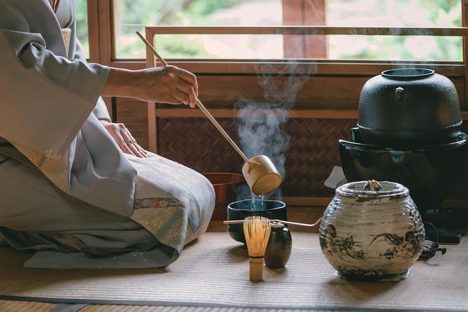 Stunning Private Tea Ceremony: Camellia Garden Teahouse - A quiet tea house across from Ryoan-ji