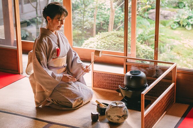 Stunning Private Tea Ceremony: Camellia Garden Teahouse - Making your own bowl of matcha