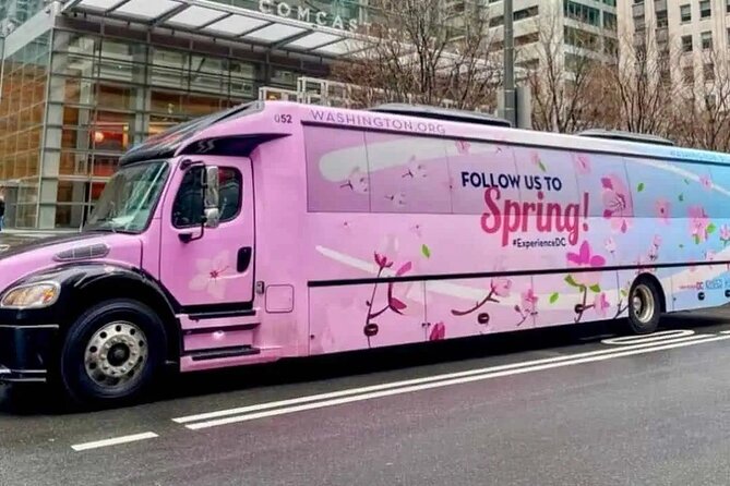 The DC Cherry Blossom Bus Tour with Tidal Basin Guided Walk - Korean War and Vietnam memorials