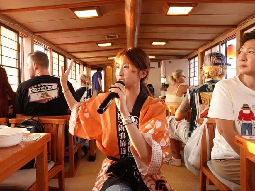 Tokyo: Rainbow Bridge Day Cruise Show and Only Soft Drinks - Leaving Etchūjima Pier on time