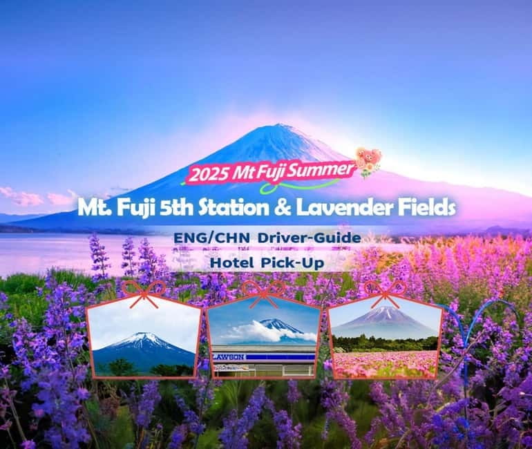 Tokyo Summer: Mt Fuji 5th Station& Kawaguchiko Lavender Trip - Key points before you book