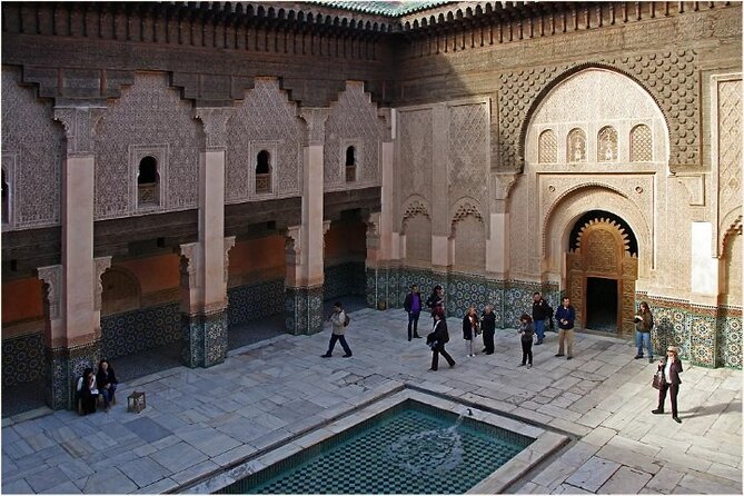tour of marrakech-medina, souks, secret gardens,Madrassa& stories - Spices, Argan oil, and the herbal pharmacy