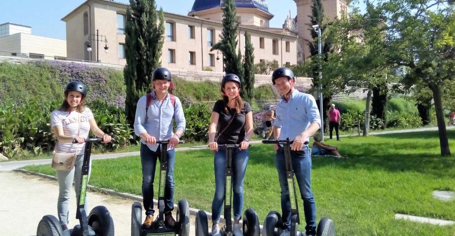 Valencia: Gardens and recreation Segway Tour - Through Valencia’s medieval center