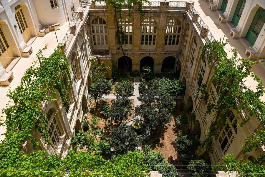 Valletta: Monastery and Secret Garden Entry Ticket - The cloisters and the secret garden