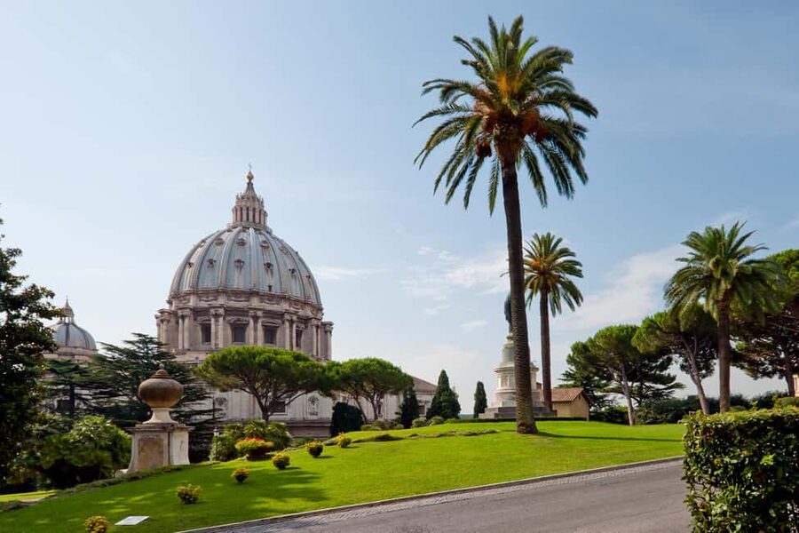 Vatican Gardens & Castel Sant'Angelo Skip-the-line tickets - Seeing the Vatican Gardens from a minibus