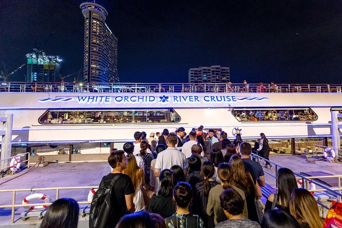 White Orchid Dinner Cruise from Bangkok with Pickup & Live Music - Thai classical dance, live music, and cabaret