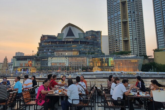 White Orchid Sunset Dinner Cruise Calypso Ladyboy Cabaret Show - Seeing Wat Arun and the Grand Palace from the river