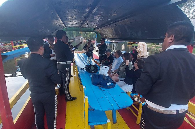 Xochimilco Floating Gardens and Coyoacan Private Tour - One hour on a private trajinera in Xochimilco